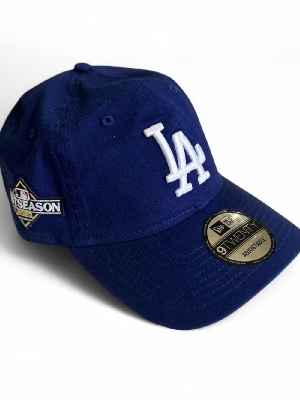 NWT New Era Los Angeles Dodgers Royal Blue White World Series 2023 Patch Hat